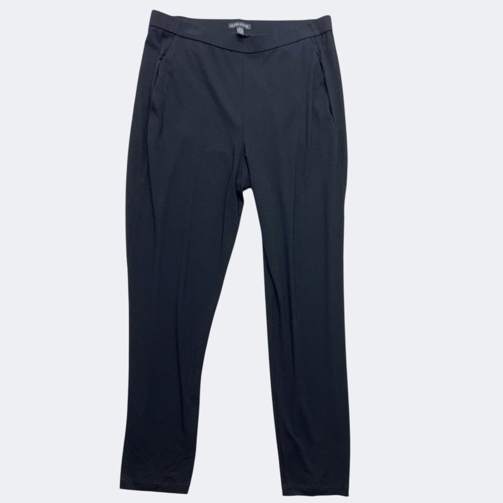 Eileen‎ Fisher Leggings Women SP Black Pull On Stretch Lightweight Minimalist